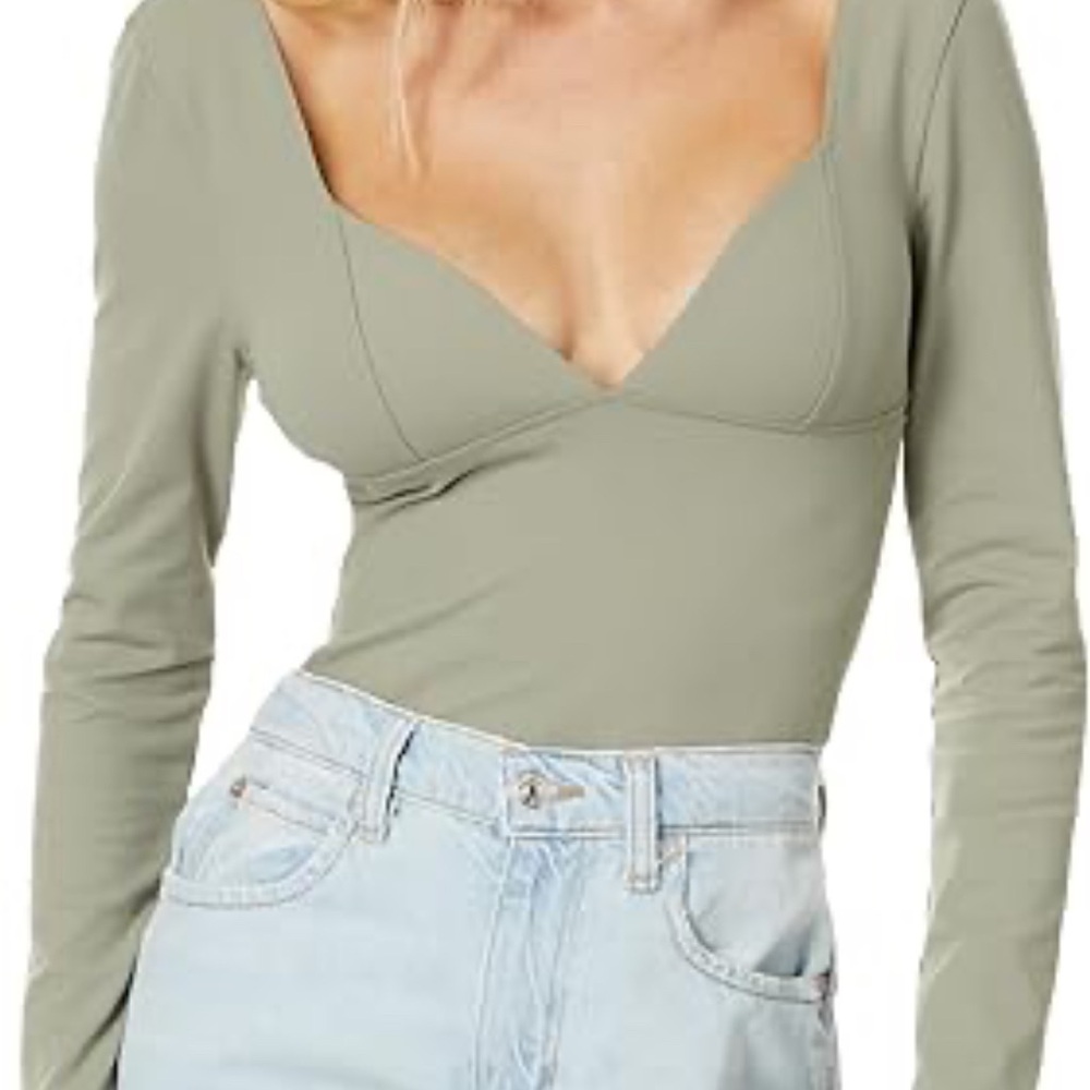 Women's Long Sleeve Top in Sage free people